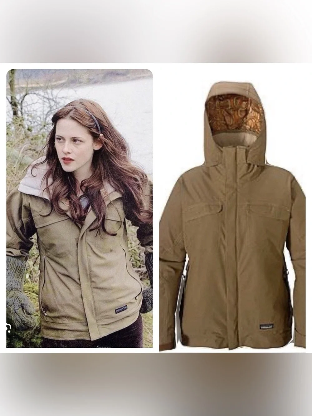 Twilight Bella Swan Patagonia Rubicon Jacket Baseball Scene Brown Size Medium - Picture 1 of 15
